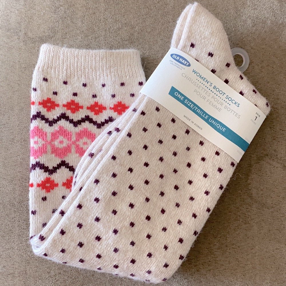 Women’s boots socks